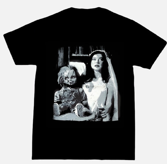 Bride of Chucky Tshirt Horror Movie Character Slasher Short Sleeve