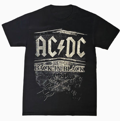 T Shirts for Men & Women - AC DC Black in Black